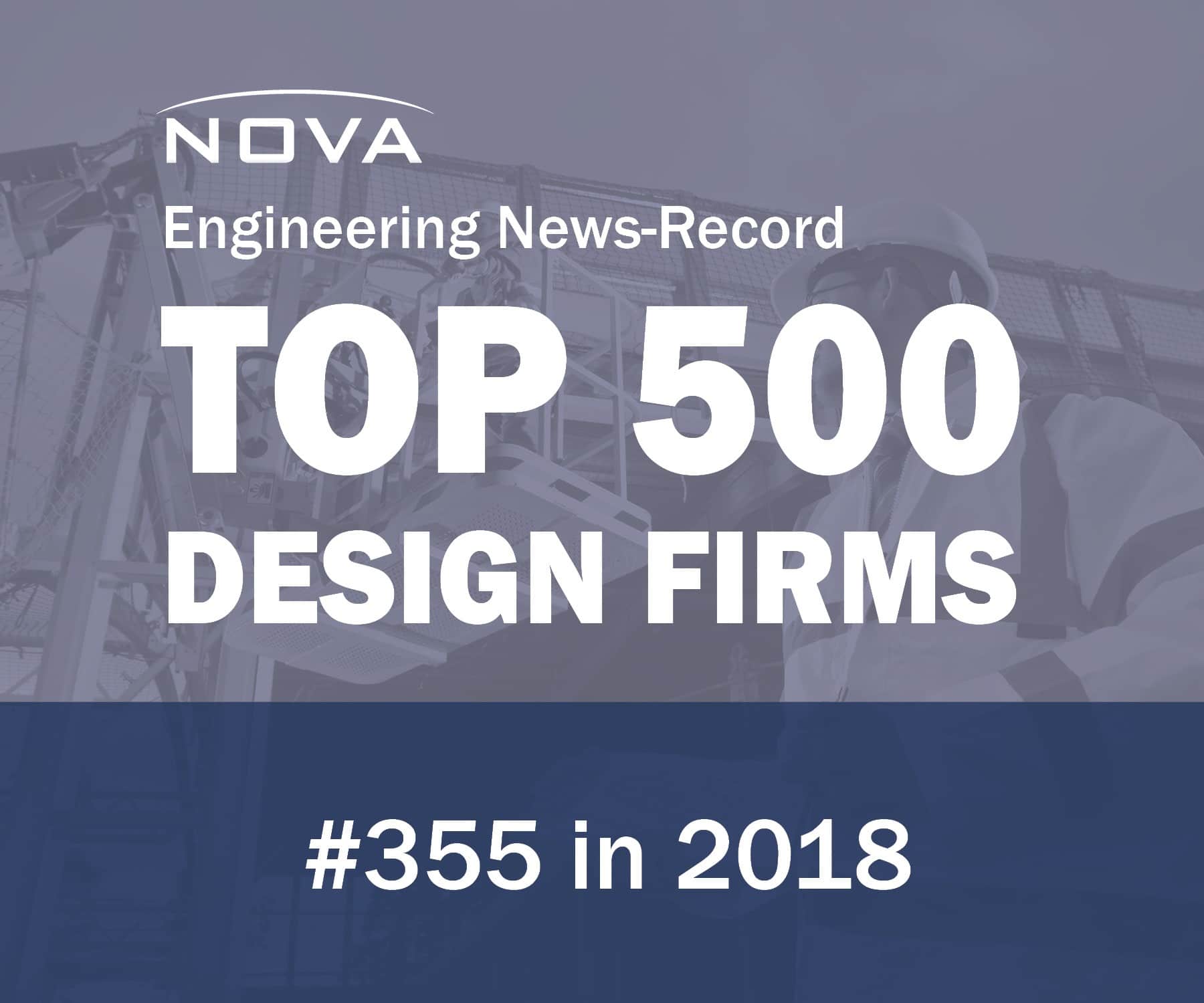 #355 On Engineering News Record’s Top 500 Design Firms | NOVA Engineering