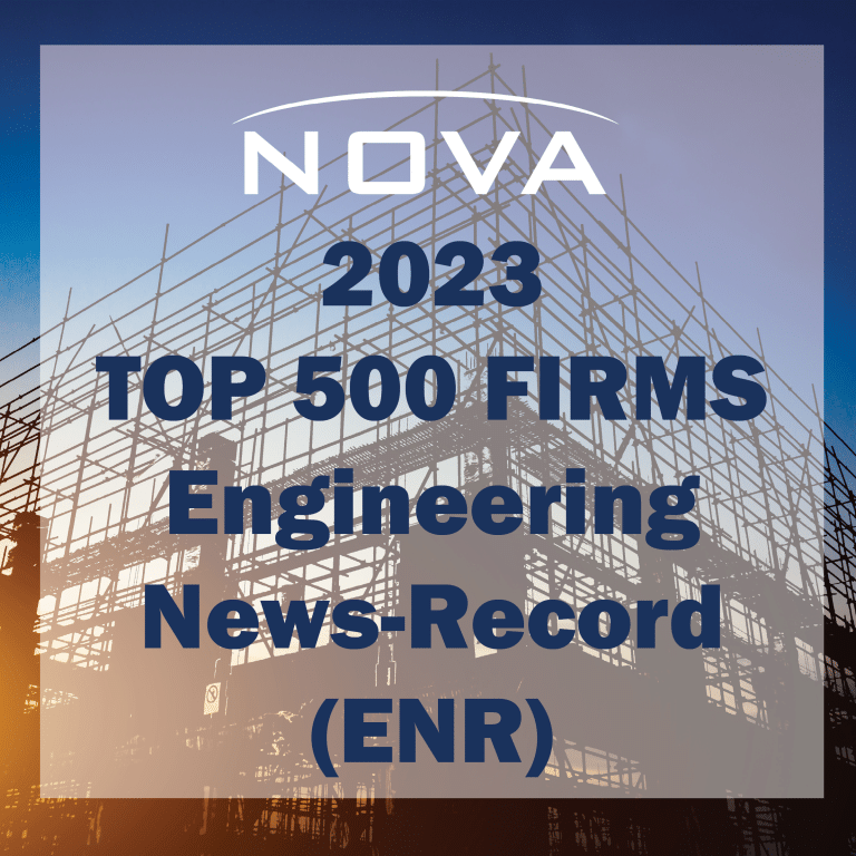 Moving On Up the ENR List! NOVA Engineering